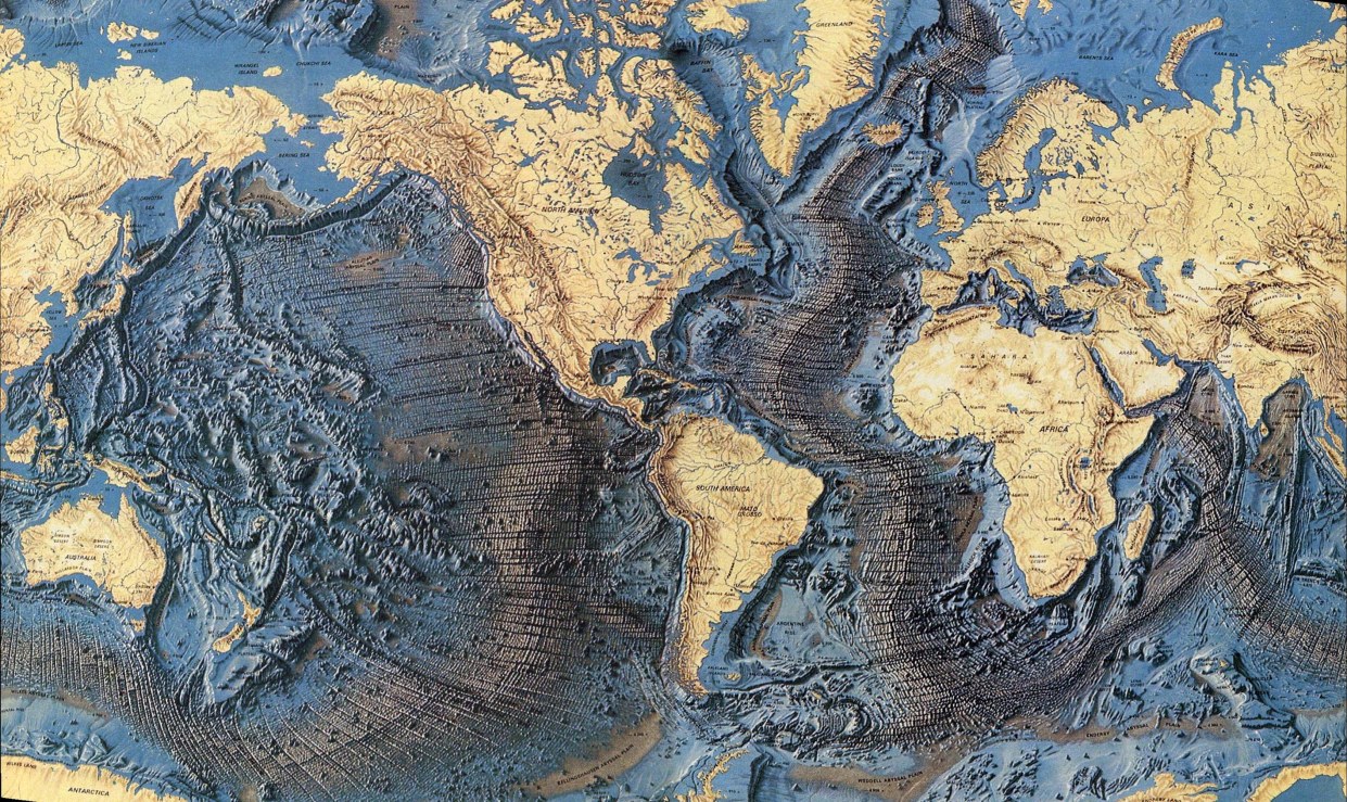 Ocean Floor Map 300